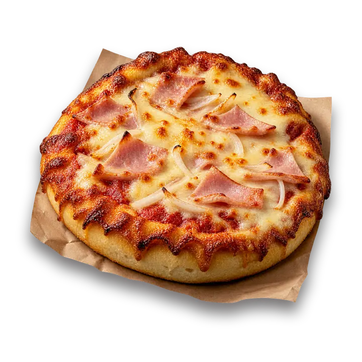 Pizza cubana gratinée jusqu'au bord